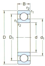 SKF-W619/6-深溝球軸承