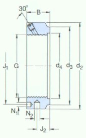 SKF-KMTA19-鎖緊螺母